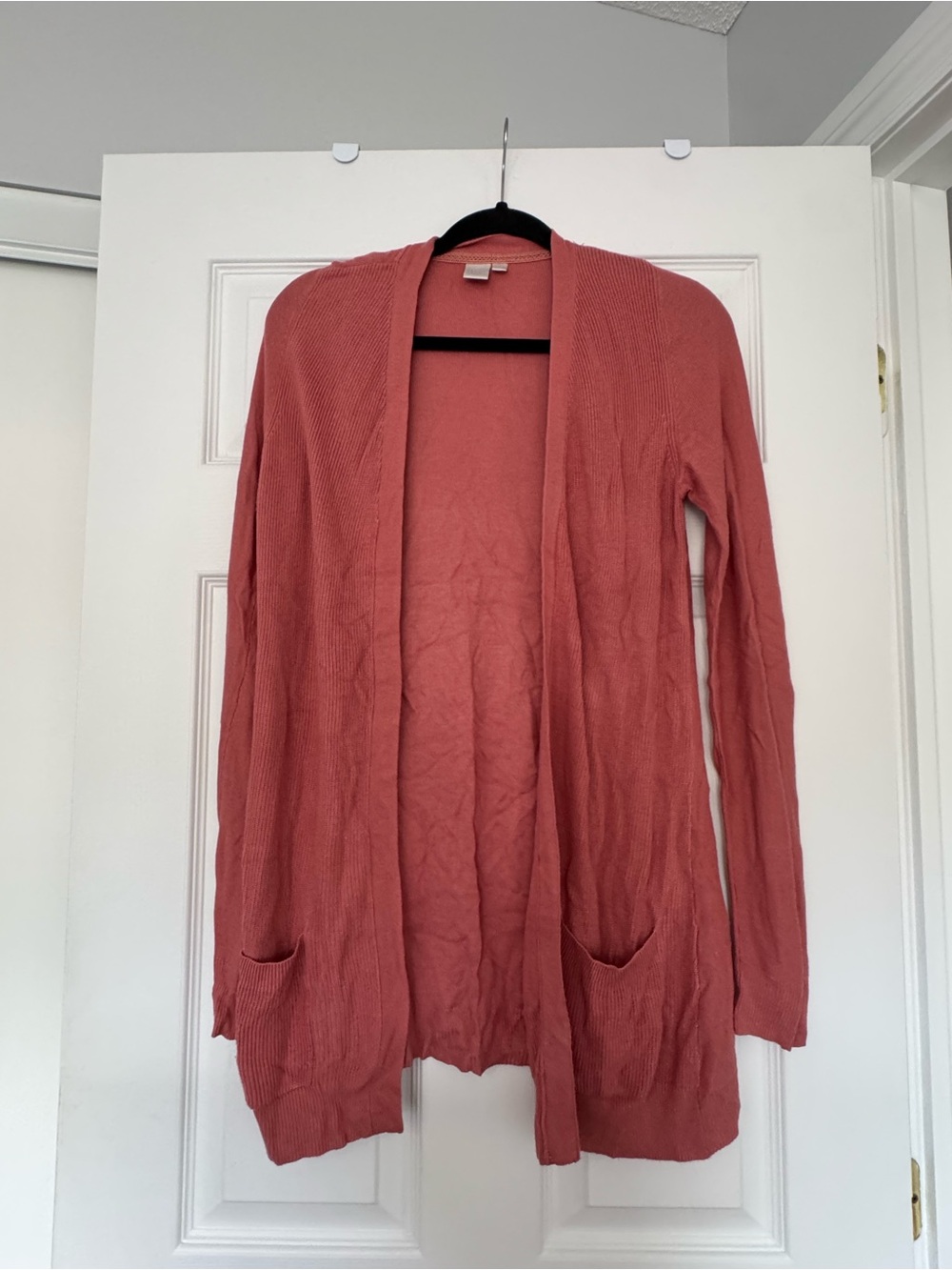 Twik Simons Open-Front Cardigan Sweater - Rose